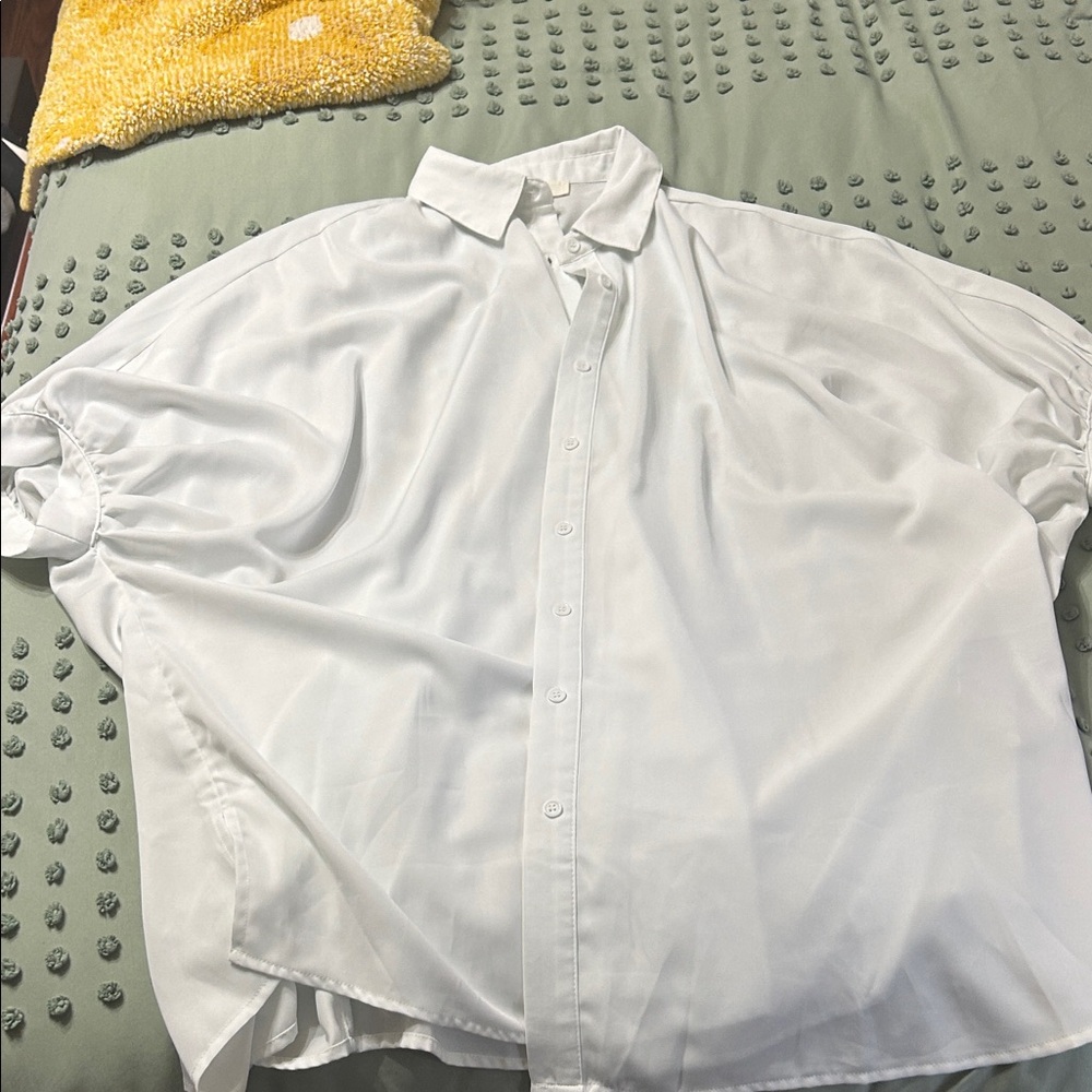 Classic White Button Up Shirt